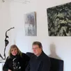 photo  annie pelzak et alain cophignon, les fondateurs de la galerie du chemin. 