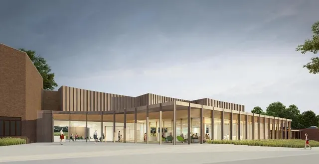 photo  la médiathèque intercommunale sera au cœur de futur pôle culturel du pays sabolien à sablé-sur-sarthe.  &copy;  cabinet d’architecture blanchard marsault pondevie 