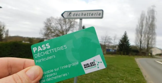 photo  une permanence de distribution du pass déchetterie sera organisée dans chaque commune du sud est manceau.  &copy;  ouest-france 