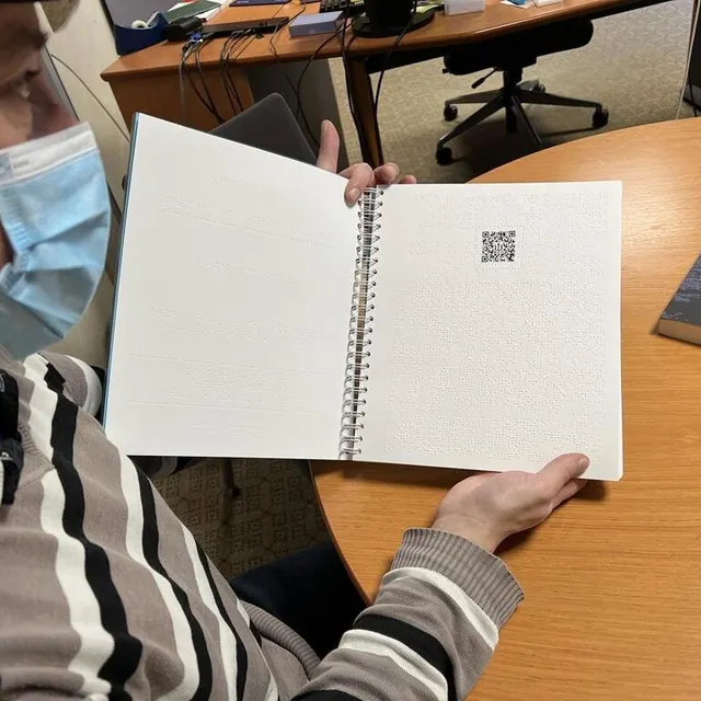 photo une version braille du roman de julien laigre est également disponible.  ©  ouest-france