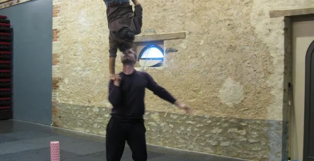 photo  maria jesus, chilienne, et son partenaire djo (jonathan,) de toulouse, en plein exercice.  &copy;  ouest-france 