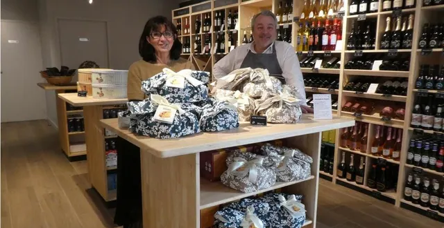 photo  marie-hélène et hugues simonin ont ouvert più più, restaurant et épicerie italiens. 