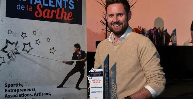 photo  jean-charles rioton, éducateur sportif du club de tennis de l’anille braye.  &copy;  le maine libre – yvon loué 