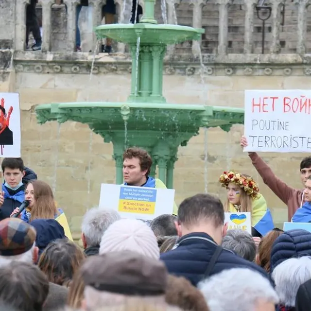 photo le rassemblement avait lieu samedi à 15 h, comme partout en france.  ©  ouest-france