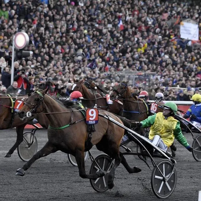 photo face time bourbon a remporté son premier prix d’amérique en 2020. il était drivé à ce moment-là par le suédois björn goop.  ©  archives ouest-france