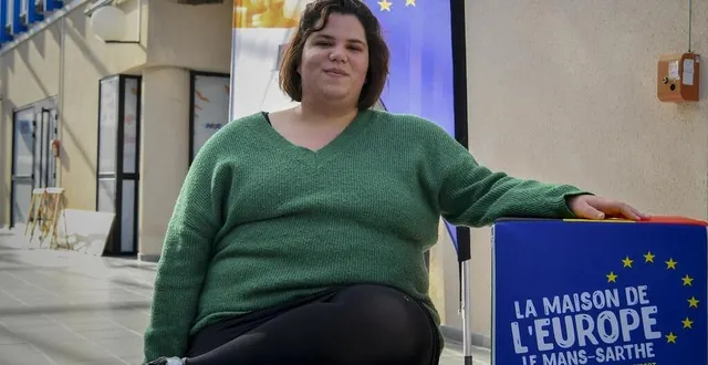 photo  eline bouffigny va aller à la rencontre des bénéficiaires du programme pour promouvoir la mobilité.  &copy;  le maine libre – yvon loué 