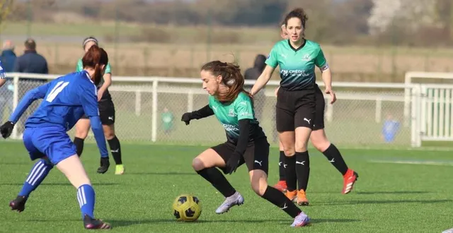 photo  l’us alençon, après avoir pourtant ouvert le score, a subi une correction face à l’ag caen.  &copy;  nathalie douley 