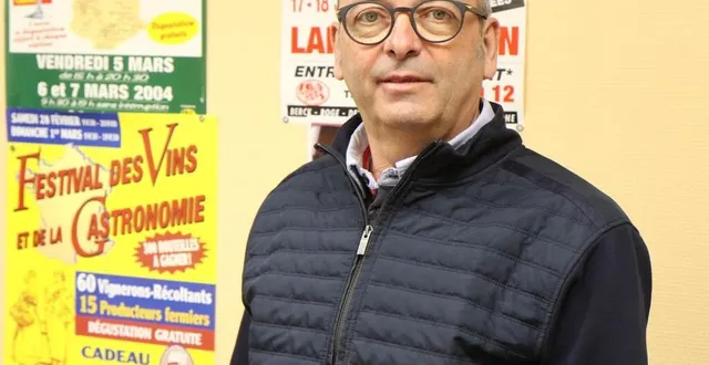 photo  didier javelle, président du club des loisirs et organisateur du festival des vins et de la gastronomie, est satisfait de cette nouvelle édition. le travail des bénévoles contribue à la réussite du rendez-vous.  &copy;  le maine libre 
