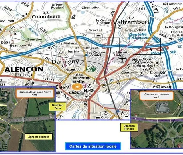 photo deux bretelles seront fermées jeudi 10 mars.  ©  dirno