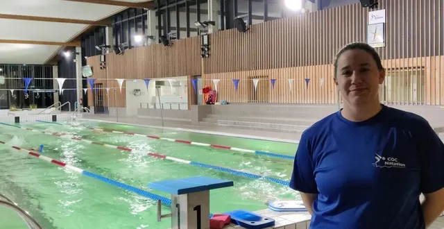 photo  solène boisgard : « l’endroit que j’ai le plus fréquenté au cours de ma vie, c’est la piscine ».  &copy;  le maine libre 
