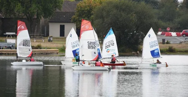 photo  à arnage, près du mans (sarthe), la gèmerie est un site d’activités nautiques et aquatiques et une base de loisirs?.  &copy;  archives ouest-france 