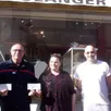 photo valérie et amandio lopes fernandes propriétaires de la boulangerie ont remis un chèque à l’odp