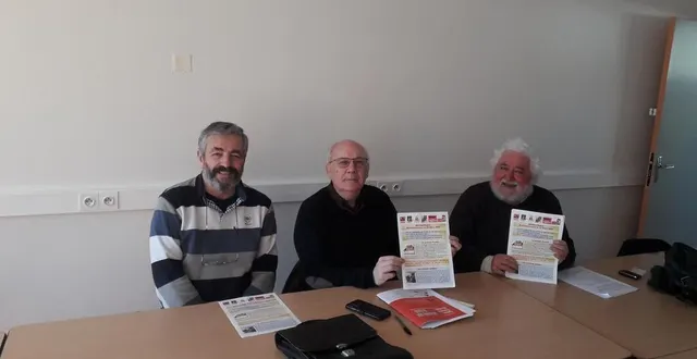 photo  les organisateurs des manifestations organisées le 24 mars (à partir de la gauche) : gilles besnard, représentant de l’organisation loisirs solidarité retraités ; gérard pommier, de la fédération générale des retraités de la fonction publique et roger yves noisel, de l’union des retraités cgt de l’orne.  &copy;  ouest-france 