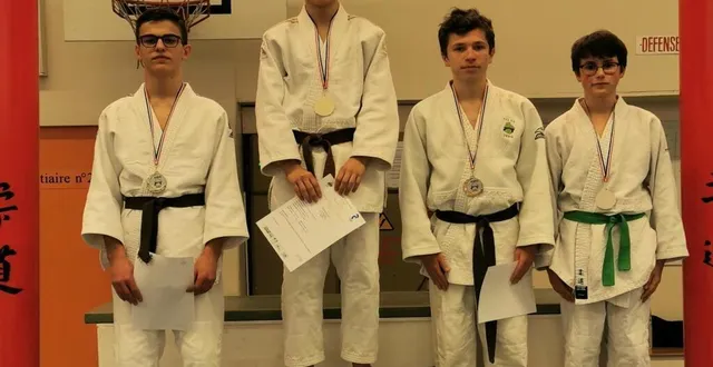 photo  julian assier, s’est imposé au championnat de la sarthe.  &copy;  judo club 