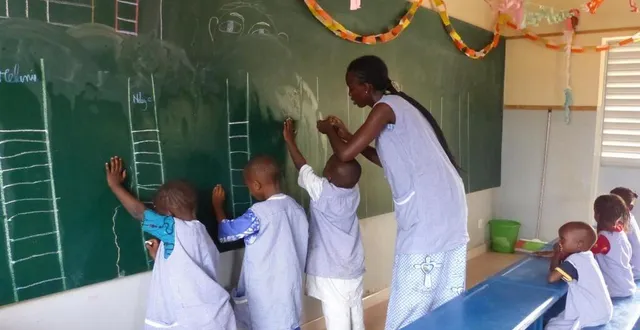 photo  les actions de l’association vide notamment à aider l’école maternelle du village de peykouck serere.  &copy;  ouest-france 