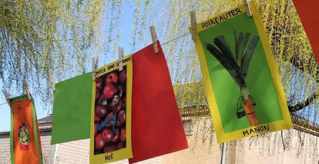 photo  les écoliers ne manquent pas d’imagination.  &copy;  archives 