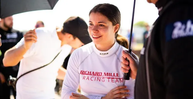 photo  lilou wadoux a découvert l’endurance sur l’exigeant circuit de sebring.  &copy;  dppi 