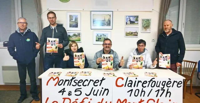 photo  les membres de l’association mc festivités en préparation du défi du mont clair.  &copy;  ouest-france 