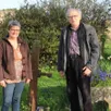 photo  roseline levrard et pierre brasseur sur le site de la hochetière où aura lieu le pique-nique du rallye, dimanche. 