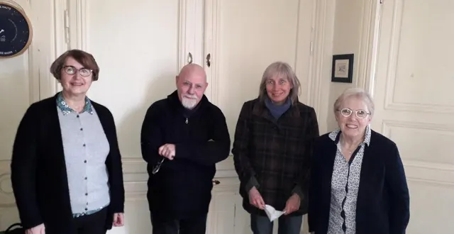 photo  à partir de la gauche, marie-françoise lefer, georges geronde, coresponsables de l’antenne d’alençon de l’université interâges, sonia brault, prestataire de l’association et huguette blin, coresponsable de l’antenne d’alençon.  &copy;  ouest-france 