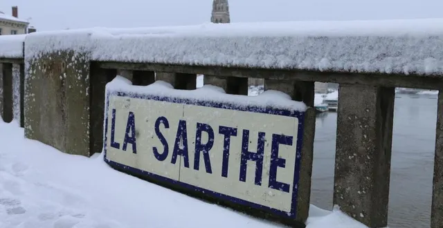 photo  le 10 février 2021, la sarthe s’était réveillée sous la neige, comme ici à sablé-sur-sarthe.  &copy;  ouest-france 