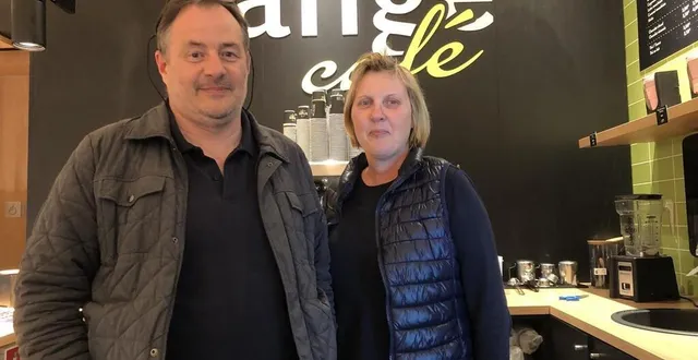 photo  philippe et pascale lévêque ouvrent leur 6e boulangerie ange à la ferté-bernard.  &copy;  le maine libre 