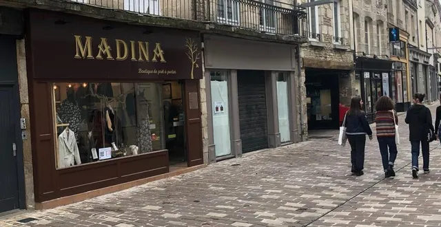 photo  l’emplacement du futur magasin, 61, rue aux sieurs.  &copy;  ouest-france 