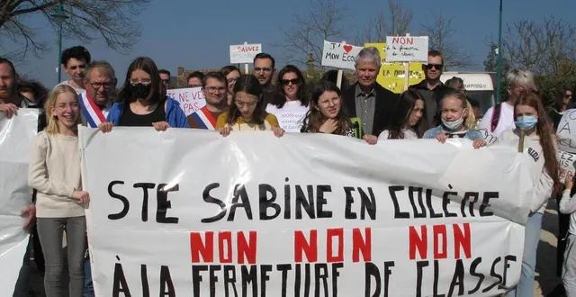 photo  de la détermination dans cette manifestation.  &copy;  le maine libre 
