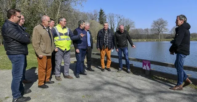 photo  la commission est passée visiter le site : la labellisation est en bonne voie.  &copy;  le maine libre – yvon loué 