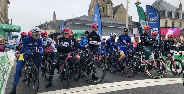 photo  c’est parti pour la 68e édition du circuit de la sarthe !  &copy;  photo le maine libre 