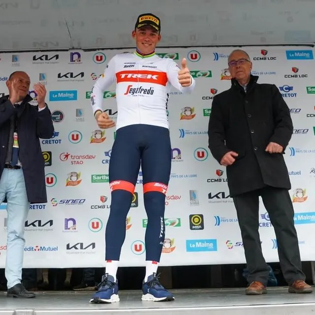 photo pedersen sur le podium mamertin.  ©  arnaud despelchain