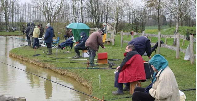 photo  la section pêche de la saint-remy montaise est passionnée.  &copy;  le maine libre 