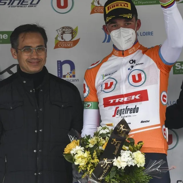 photo mads pedersen, vainqueur d’étape à sablé-sur-sarthe.  ©  denis lambert