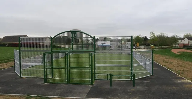 photo  le city-stade est flambant neuf.  &copy;  ouest-france 