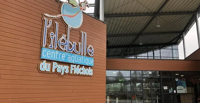 photo  des aménagements extérieurs sont prévus au centre aquatique l’îlébulle, à la flèche.  &copy;  ouest-france 