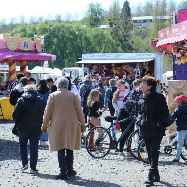 photo les forains ont également animé le parc de l’huisne.  ©  ouest-france