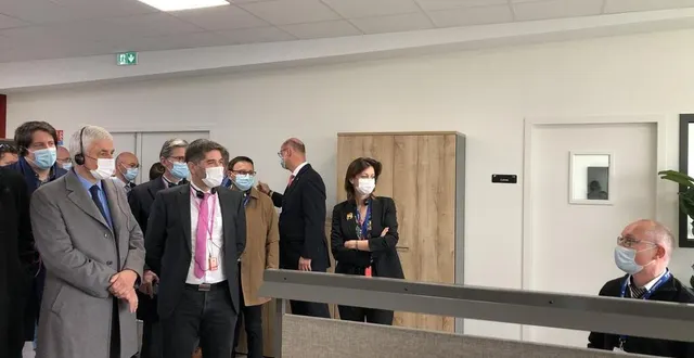 photo  de nombreux élus étaient présents pour inaugurer la nouvelle usine de thermocoax à caligny, sur le site de normand’innov (orne), dont le président de région hervé morin et le député jérôme nury.  &copy;  ouest-france 