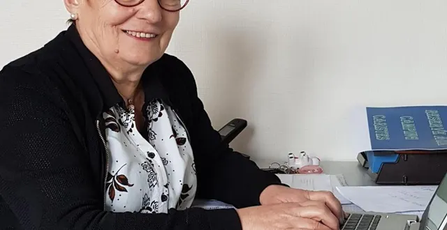 photo  annick dutertre, maire de saint-georges-du-rosay.  &copy;  le maine libre 