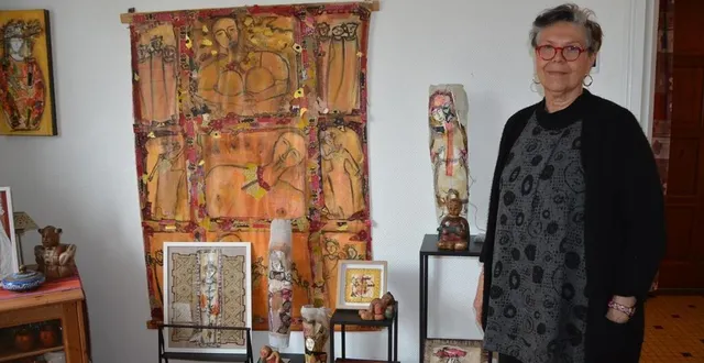 photo  durant deux week-ends, catherine vigier exposera à son domicile de soligny-la-trappe.  &copy;  ouest-france 