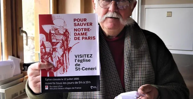 photo  bernard le royer a fait le bilan de la collecte de fonds, 687 € seront envoyés à la fondation du patrimoine de notre-dame de paris.  &copy;  ouest-france 