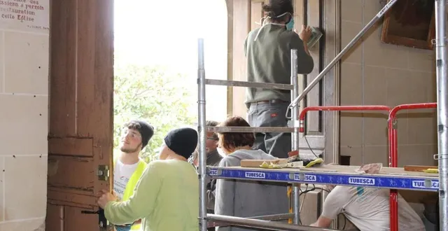 photo  comme lors de la première édition, en 2019, des travaux sont prévus à l’église le 23 avril.  &copy;  archives le maine libre 