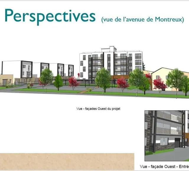 photo une vue de ce que doit devenir l’ancien foyer logement « la piscine ».  ©  ville de sablé