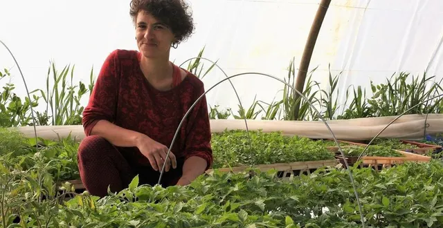 photo  nelly choplain, une passionnée de l’agriculture paysanne.  &copy;  le maine libre 