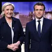 photo  marine le pen et emmanuel macron, lors du débat d’entre-deux-tours de la présidentielle 2017, le 3 mai. 