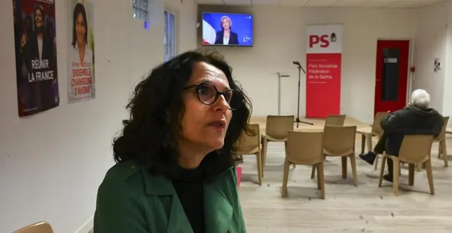 photo  christine tafforeau-hardy est revenue du conseil national du ps en total désaccord avec la motion adoptée.  &copy;  le maine libre denis lambert 