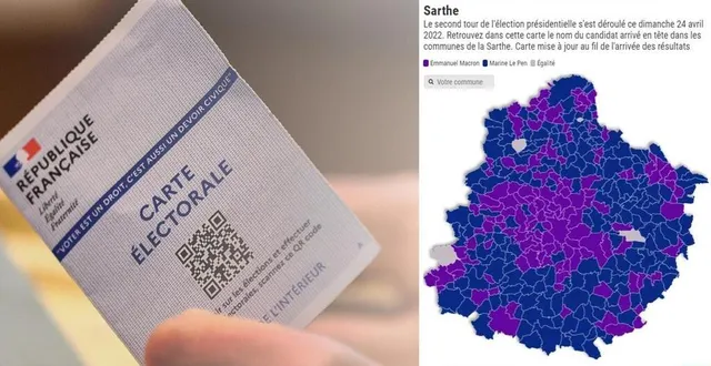 photo   le vote dans les communes sarthoises après le second tour de l’élection présidentielle.  &copy;  denis lambert 