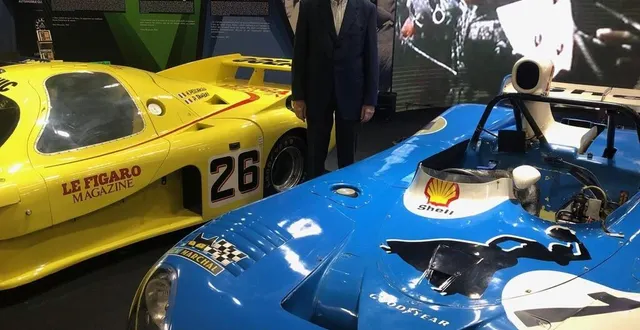 photo  henri pescarolo, triple vainqueur des 24 heures avec matra.  &copy;  le maine libre 