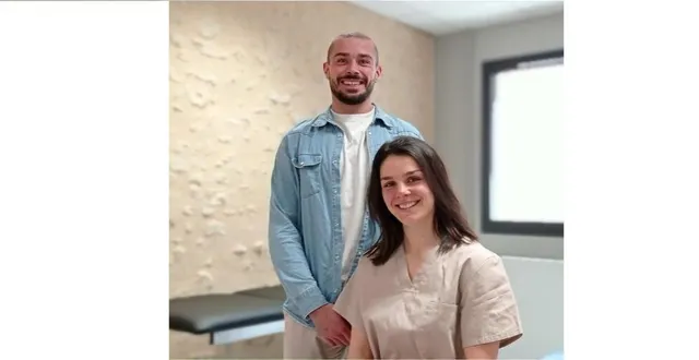 photo  lauryne audebert et evan sugranes, ostéopathes, reçoivent leurs patients à ceton, tous les lundis et mercredis après-midi  &copy;  . communauté de communes des collines du perche normand 