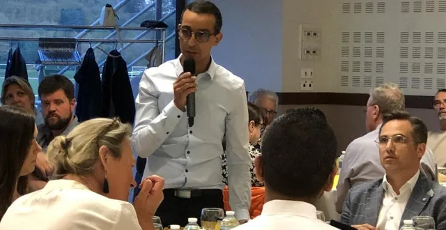 photo  abdallah bahous, le nouveau président de l’association musulmano-culturelle sabolienne avait invité nicolas leudière, le maire, mais aussi les représentants de la mosquée turque de sablé-sur-sarthe au repas d’iftar le vendredi 29 avril 2022, marquant la rupture provisoire du jeûne du ramadan.  &copy;  ouest-france 