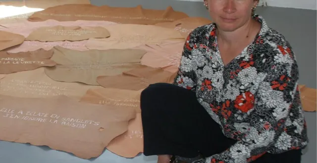 photo  marion plumet est en résidence jusqu’au 19 juin.  &copy;  le maine libre 